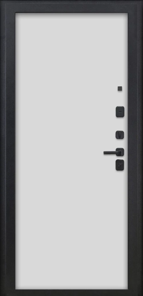Входная дверь ДвериПРО Аура Гладкая Белый матовый DPRO227910 внутренняя сторона