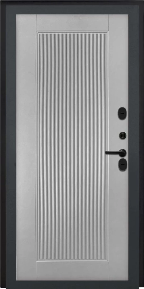 Входная дверь ДвериПРО Модель L-46 ПВХ 10мм Астрод Velutto Grigio DPRO195698 внутренняя сторона