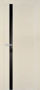 Межкомнатная дверь PX-8  AL кромка с 4-х ст. Бежевый матовый