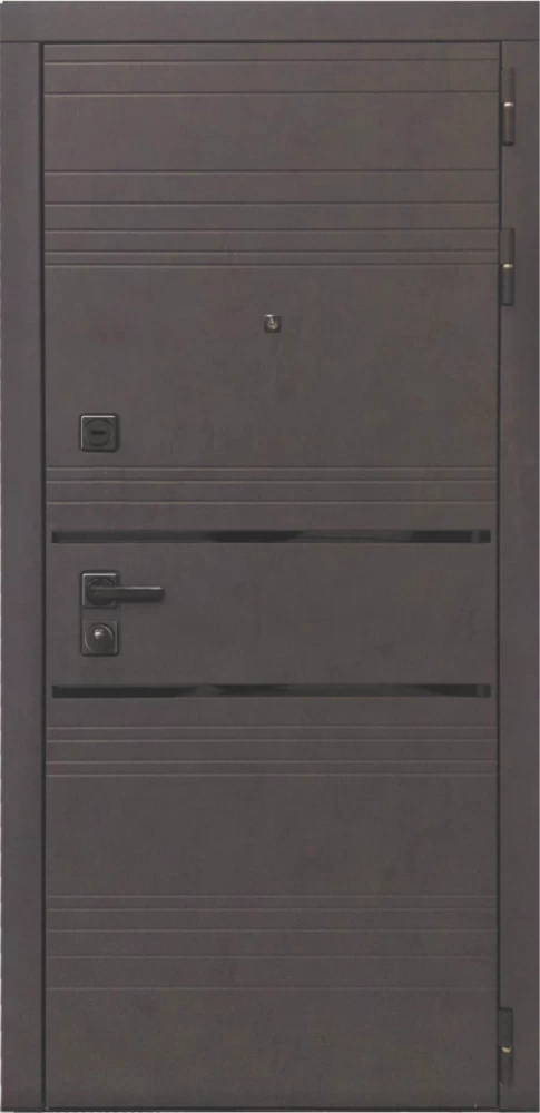 Входная дверь ДвериПРО L-43 Экошпон СБ-3 (16мм, венге) DPRO195923 внешняя сторона