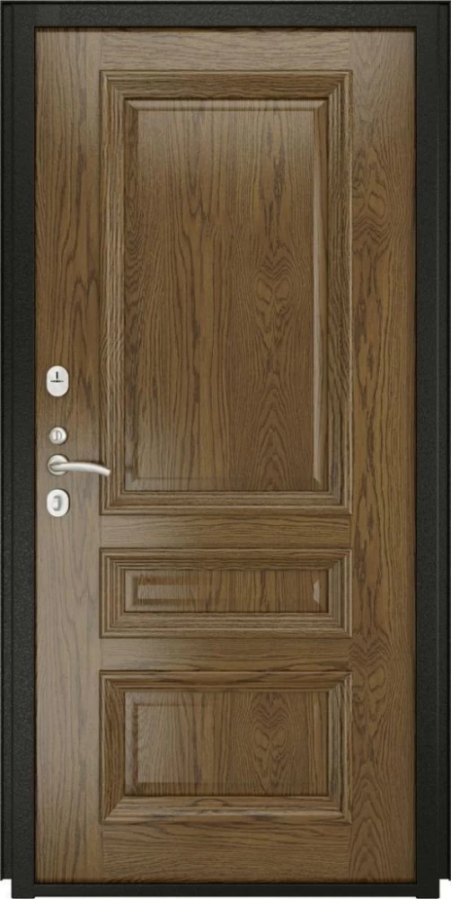 Входная дверь ДвериПРО L-3b Фараон-2 (16мм, светлый мореный дуб) DPRO196039 внутренняя сторона