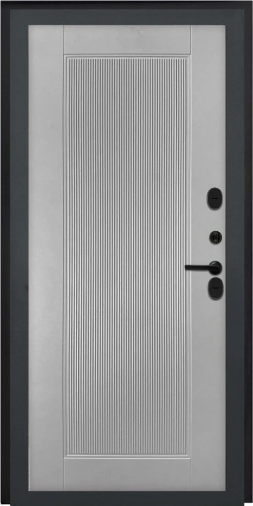 Входная дверь ДвериПРО Модель L-46 ПВХ 10мм Астрод Velutto Grigio DPRO198159 внутренняя сторона