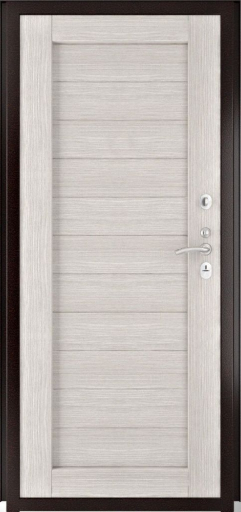 Входная дверь ДвериПРО L-43 Экошпон СБ-3 (16мм, капучино) DPRO195939 внутренняя сторона