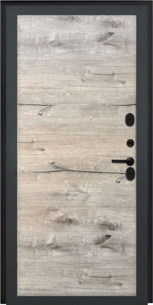 Входная дверь ДвериПРО Аура Без фрезеровки Дуб пацифик горизонт DPRO195668 внутренняя сторона