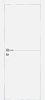 Межкомнатная дверь PX-19 AL кромка с 4-х ст. Белый матовый